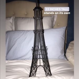 TWO IRON EIFFEL TOWERS